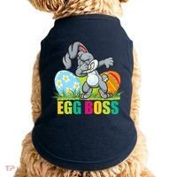 Egg Boss Dabbing Easter Bunny Doggie Tank thumb 0
