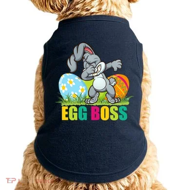 Egg Boss Dabbing Easter Bunny Doggie Tank