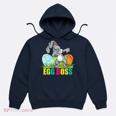 Egg Boss Dabbing Easter Bunny Hoodie