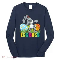 Egg Boss Dabbing Easter Bunny Long Sleeve Shirt thumb 0