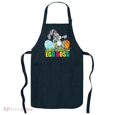 Egg Boss Dabbing Easter Bunny Apron