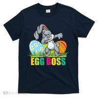 Egg Boss Dabbing Easter Bunny T-Shirt thumb 0