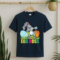 Egg Boss Dabbing Easter Bunny T-Shirt thumb 2