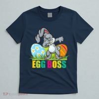 Egg Boss Dabbing Easter Bunny T-Shirt thumb 5
