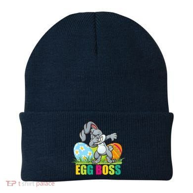 Egg Boss Dabbing Easter Bunny Beanie