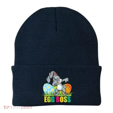 Egg Boss Dabbing Easter Bunny Beanie