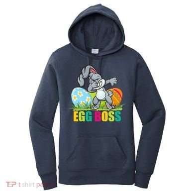 Egg Boss Dabbing Easter Bunny Women's Hoodie