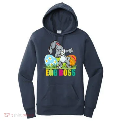 Egg Boss Dabbing Easter Bunny Women's Hoodie