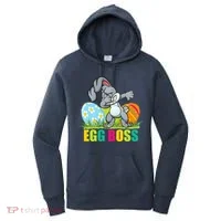 Egg Boss Dabbing Easter Bunny Women's Hoodie thumb 0