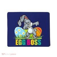 Egg Boss Dabbing Easter Bunny Mousepad thumb 0