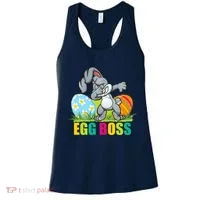 Egg Boss Dabbing Easter Bunny Women's Tank Top thumb 0
