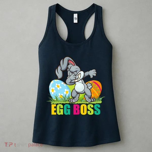 Egg Boss Dabbing Easter Bunny Women's Tank Top