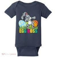 Egg Boss Dabbing Easter Bunny Baby Bodysuit thumb 0