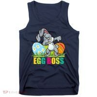 Egg Boss Dabbing Easter Bunny Tank Top thumb 0
