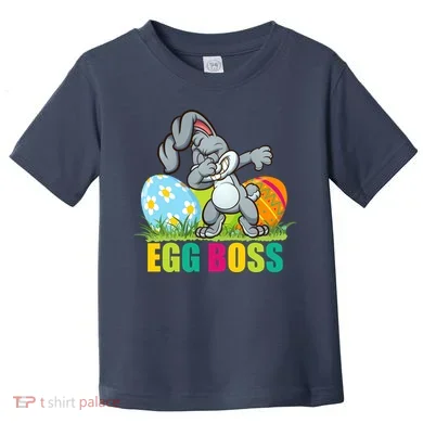 Egg Boss Dabbing Easter Bunny Toddler T-Shirt