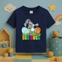 Egg Boss Dabbing Easter Bunny Toddler T-Shirt thumb 3
