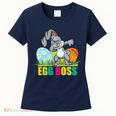 Egg Boss Dabbing Easter Bunny Women's T-Shirt