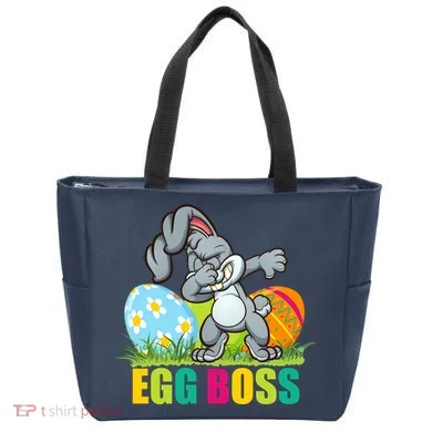 Egg Boss Dabbing Easter Bunny Tote Bag