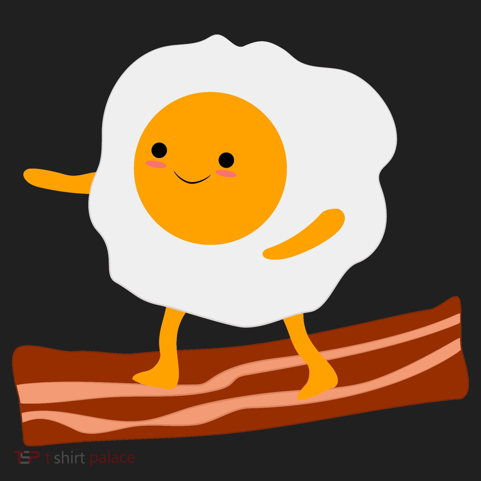 Egg Surfing On Bacon Women's Sweatshirt