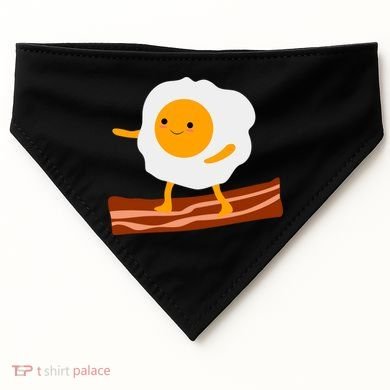 Egg Surfing On Bacon USA-Made Doggie Bandana