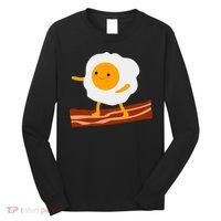 Egg Surfing On Bacon Long Sleeve Shirt thumb 0