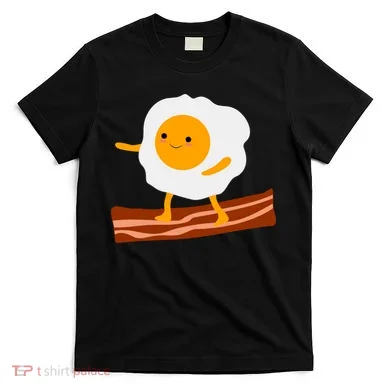 Egg Surfing On Bacon T-Shirt