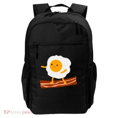 Egg Surfing On Bacon Backpack