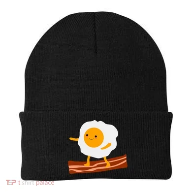 Egg Surfing On Bacon Beanie