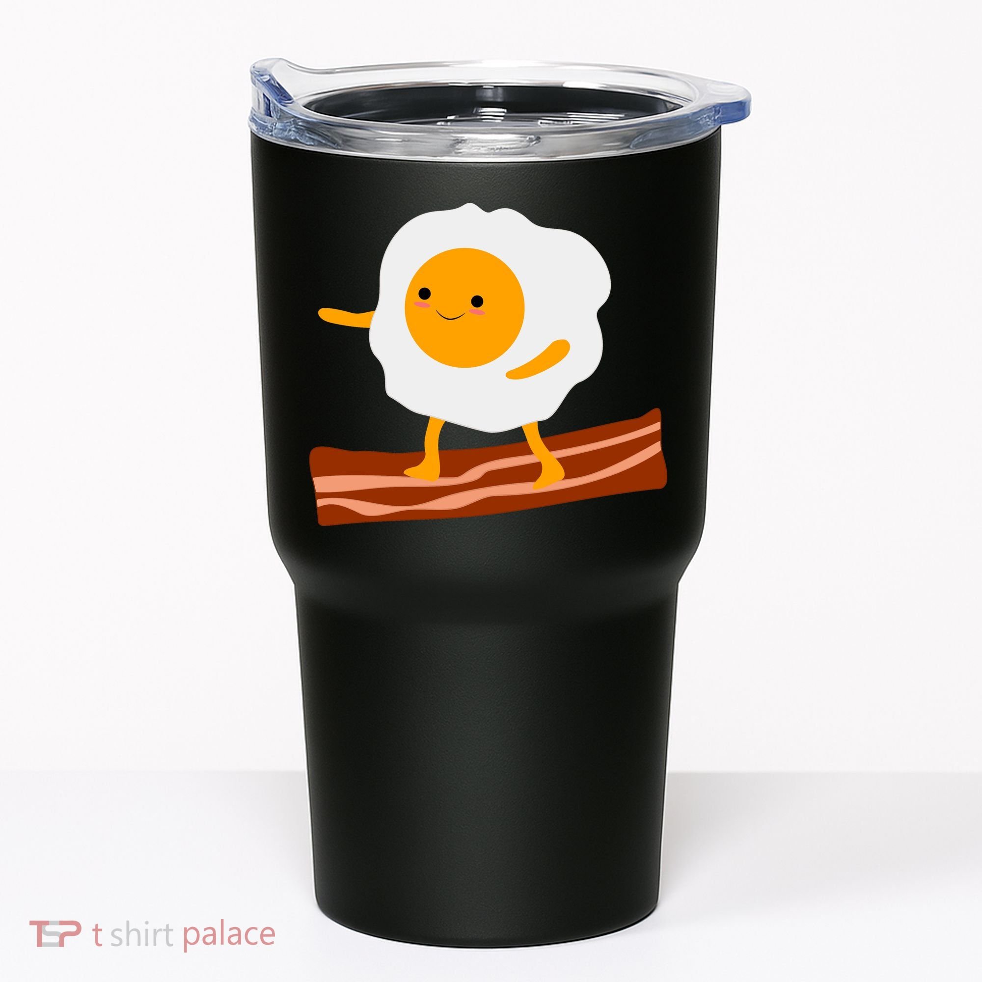 Egg Surfing On Bacon Tumbler