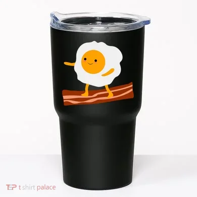 Egg Surfing On Bacon Tumbler