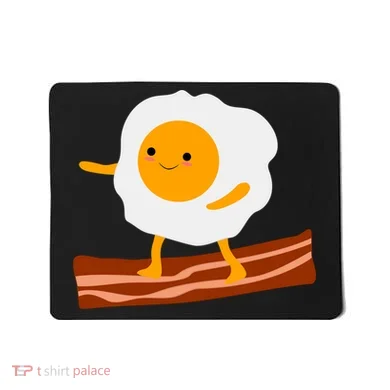 Egg Surfing On Bacon Mousepad