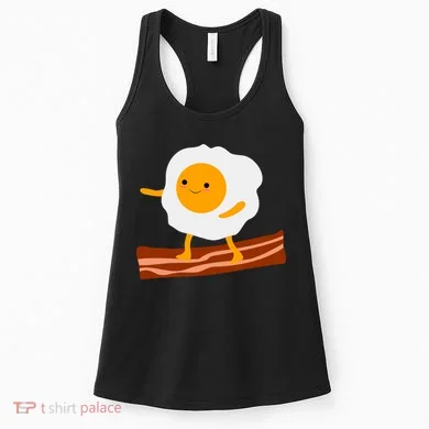 Egg Surfing On Bacon Women's Tank Top