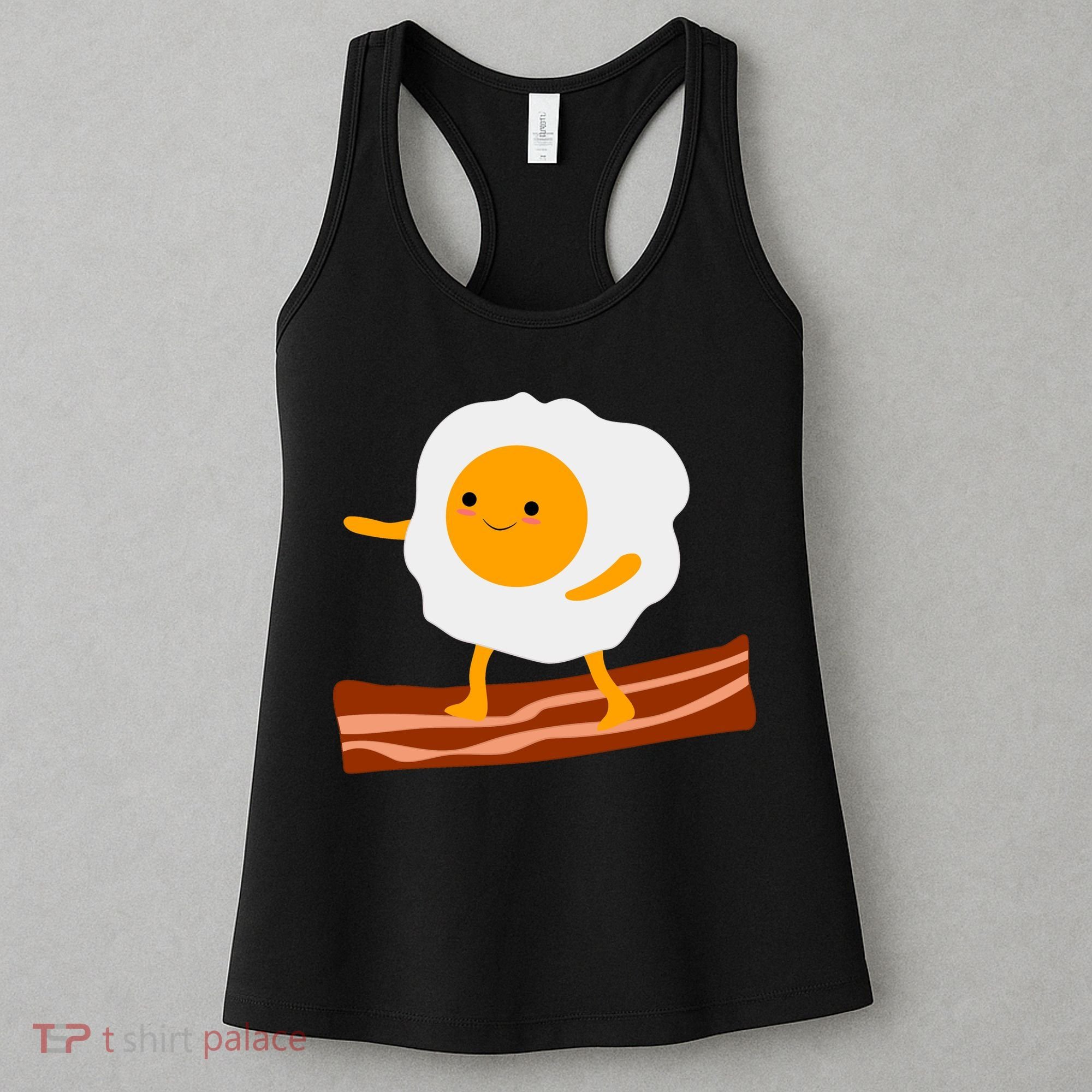 Egg Surfing On Bacon Women's Tank Top