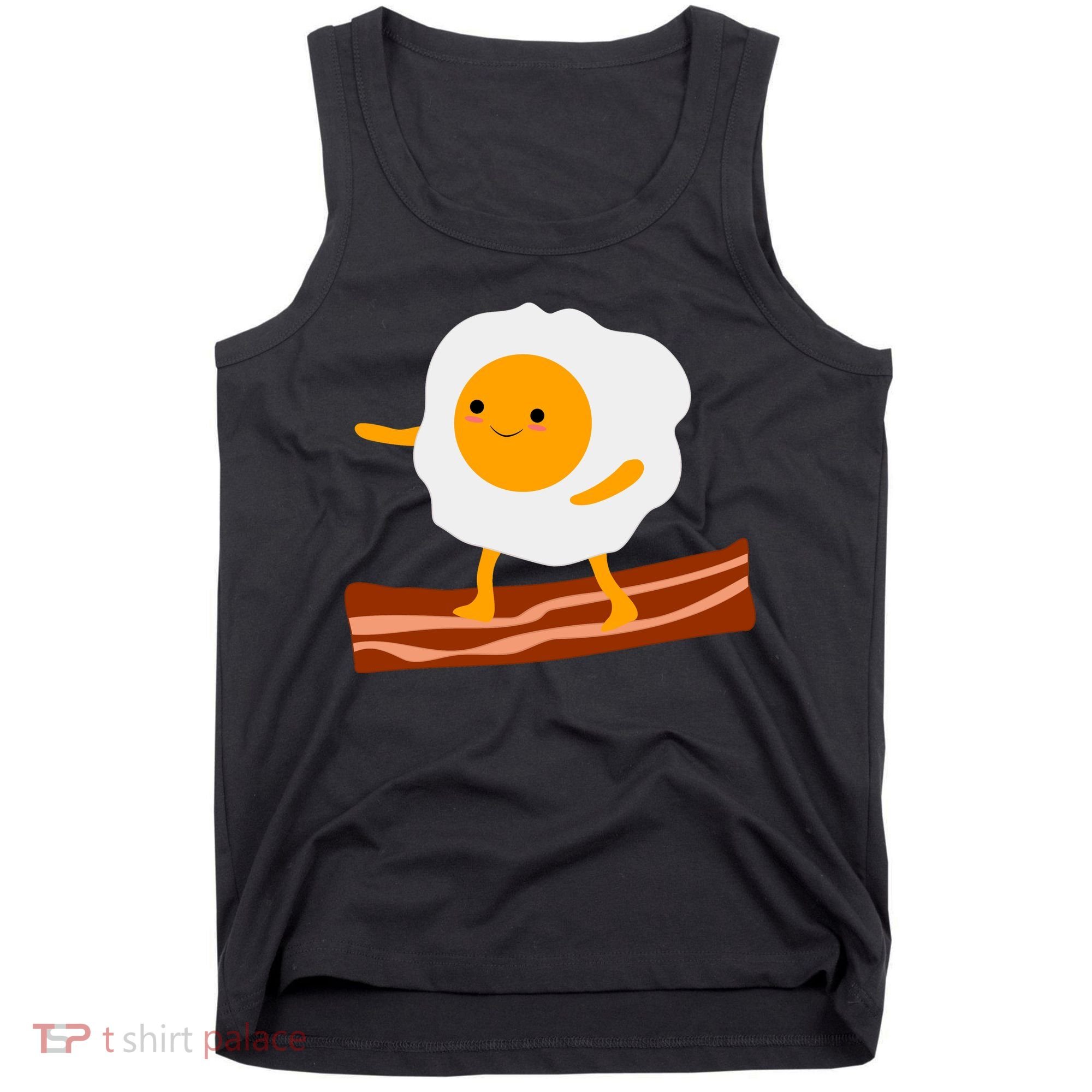 Egg Surfing On Bacon Tank Top