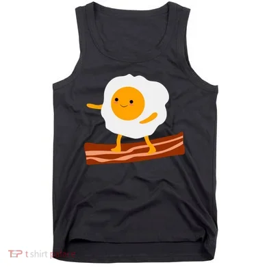 Egg Surfing On Bacon Tank Top