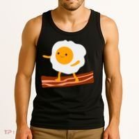 Egg Surfing On Bacon Tank Top thumb 3