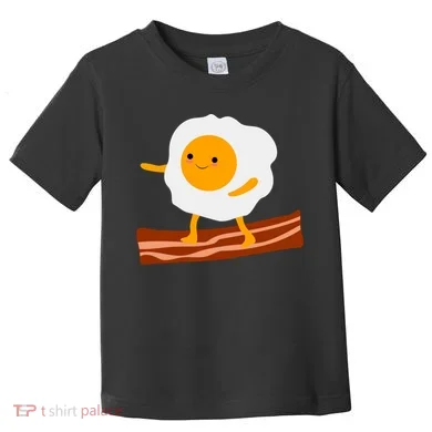 Egg Surfing On Bacon Toddler T-Shirt