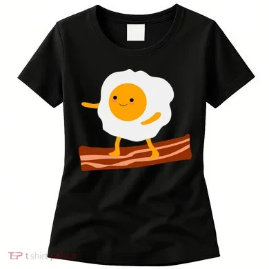 Egg Surfing On Bacon Women's T-Shirt