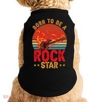 Electric Guitar Guitarist Rock _ Born To Be A Rock Star Doggie Tank thumb 0