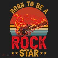 Electric Guitar Guitarist Rock _ Born To Be A Rock Star Beanie thumb 2
