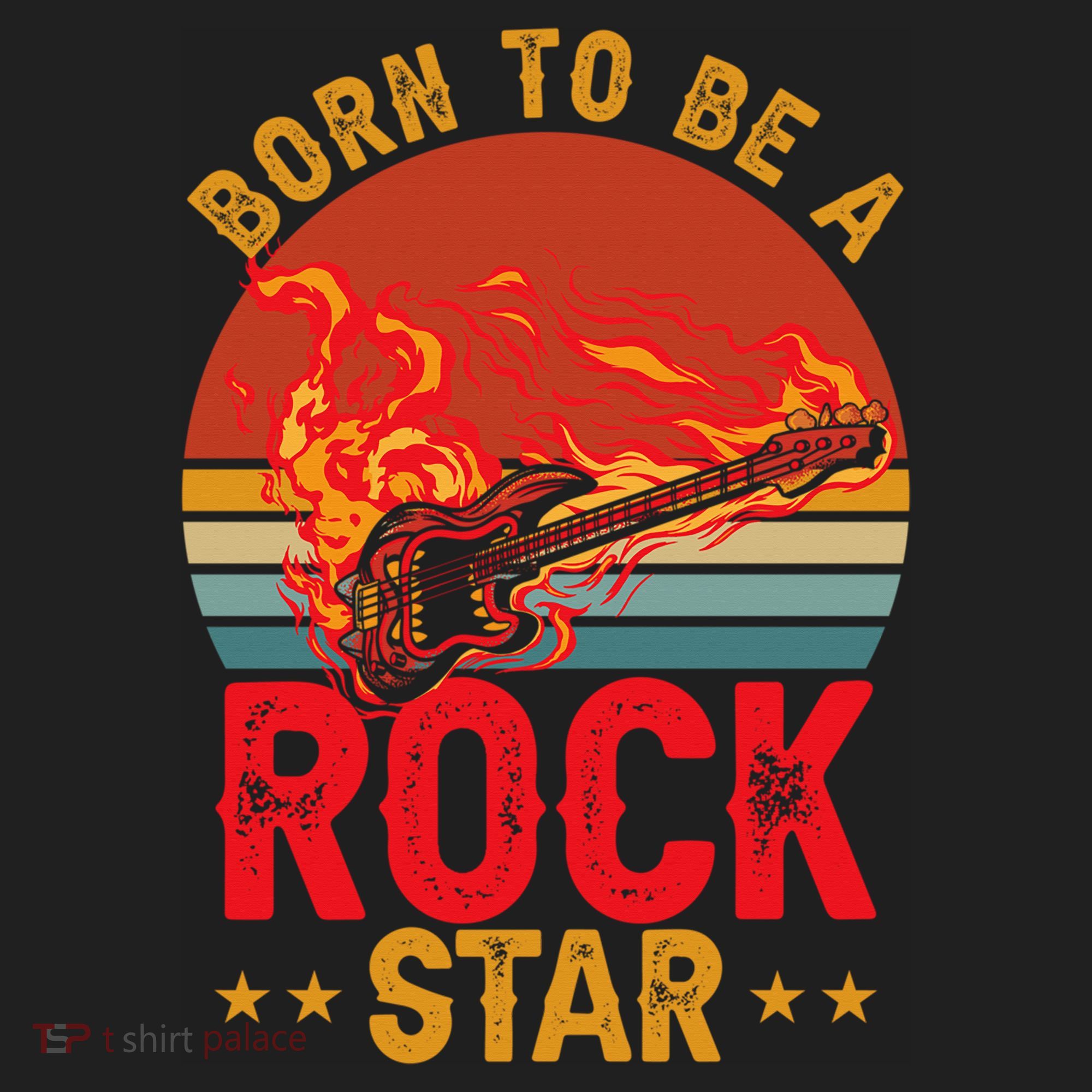 Electric Guitar Guitarist Rock _ Born To Be A Rock Star Beanie
