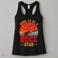 Electric Guitar Guitarist Rock _ Born To Be A Rock Star Women's Tank Top thumb 3