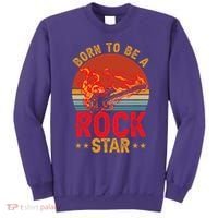 Electric Guitar Guitarist Rock _ Born To Be A Rock Star Sweatshirt thumb 0