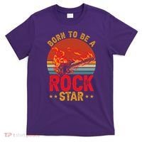 Electric Guitar Guitarist Rock _ Born To Be A Rock Star T-Shirt thumb 0