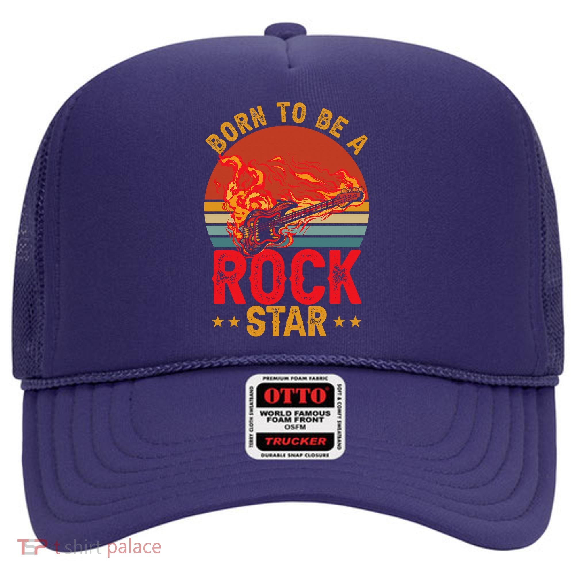 Electric Guitar Guitarist Rock _ Born To Be A Rock Star Hat