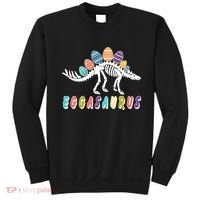Eggasaurus Dino Stegosaurus Easter Egg Dinosaur Sweatshirt thumb 0