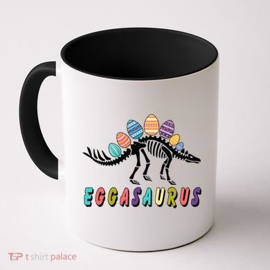 Eggasaurus Dino Stegosaurus Easter Egg Dinosaur Coffee Mug