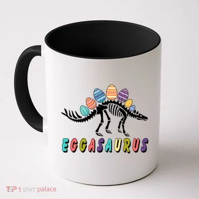 Eggasaurus Dino Stegosaurus Easter Egg Dinosaur Coffee Mug