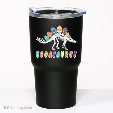 Eggasaurus Dino Stegosaurus Easter Egg Dinosaur Tumbler
