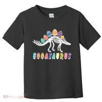 Eggasaurus Dino Stegosaurus Easter Egg Dinosaur Toddler T-Shirt thumb 0